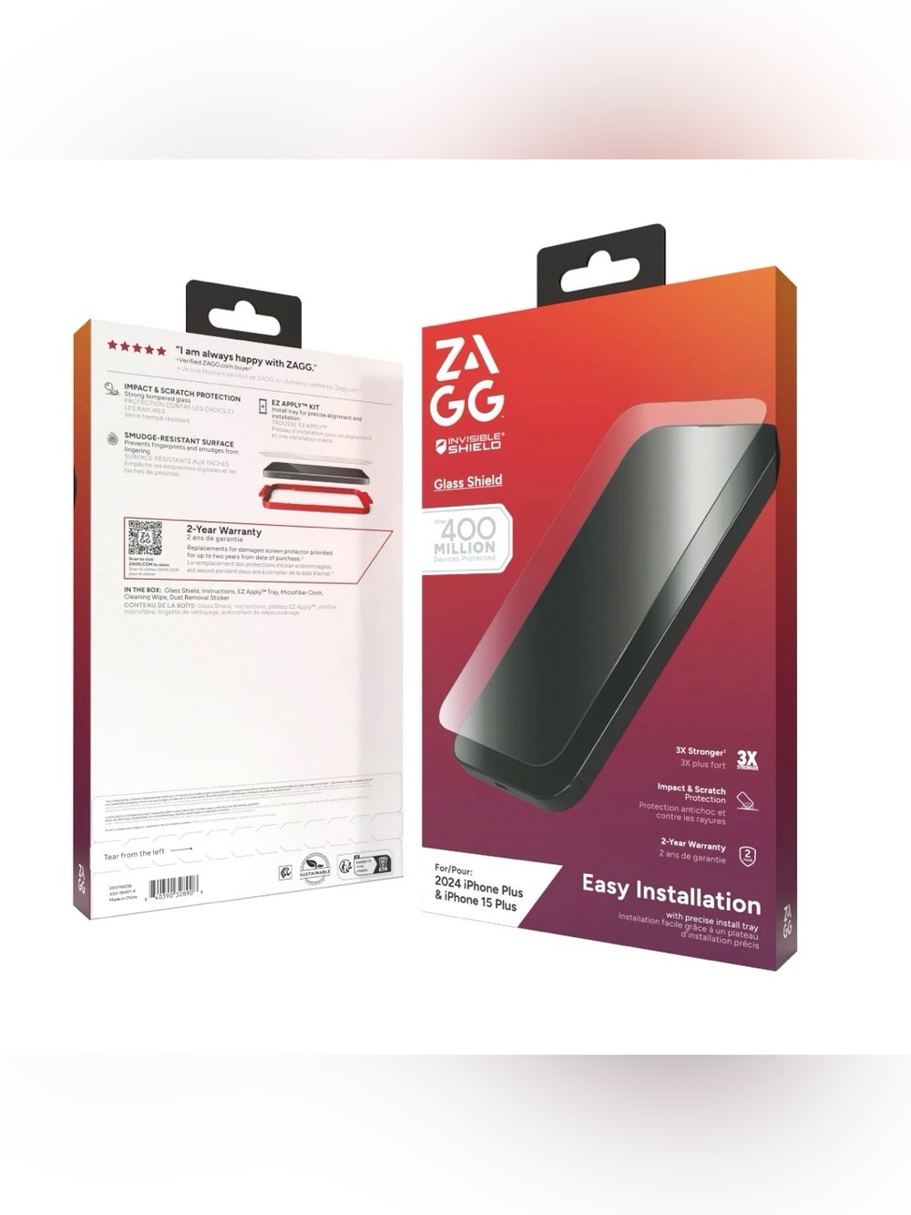 ZAGG - Glass Elite Screen Protector
Apple iPhone 16 Plus/15 Plus - Clear
New NIB - Picture 2 of 3